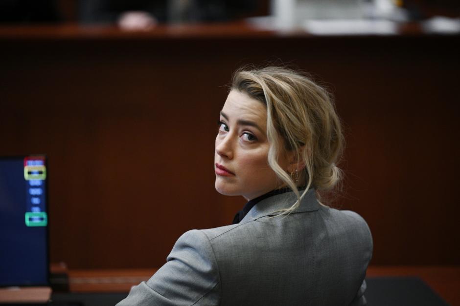 Amber Heard, durante el juicio