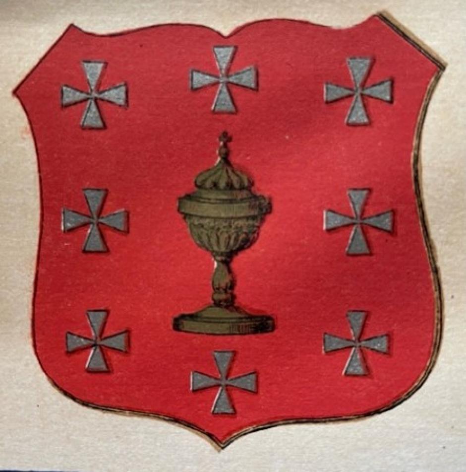 Armas del Regimiento Galicia en el Siglo XVIII según el Conde de Clonard. 1851-1859