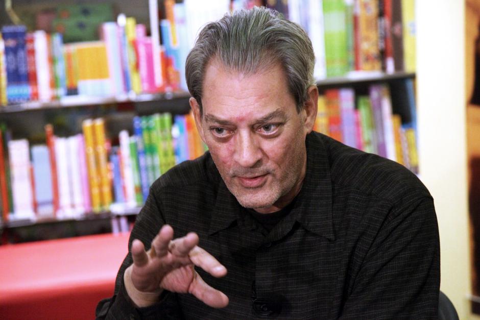 El escritor y guionista Paul Auster