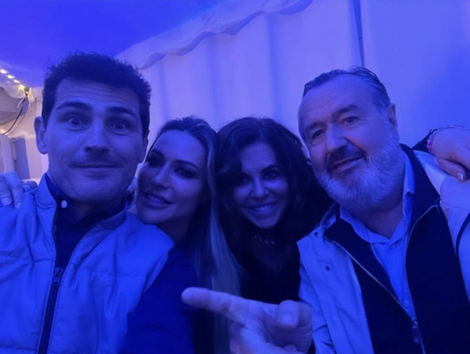 Iker Casillas, Carolina Alcázar, Natalia de la Vega y Ángel Martín