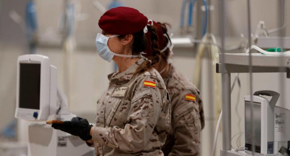 La labor de los sanitarios militares ha sido fundamental para España durante la pandemia