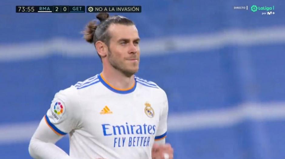 Gareth Bale dispuso de minutos ante el Getafe en el Bernabéu y se sometió al plebiscito del público madridista. Hubo pitada y sonrisa del galés, que ha vuelto a firmar un curso intrascendente