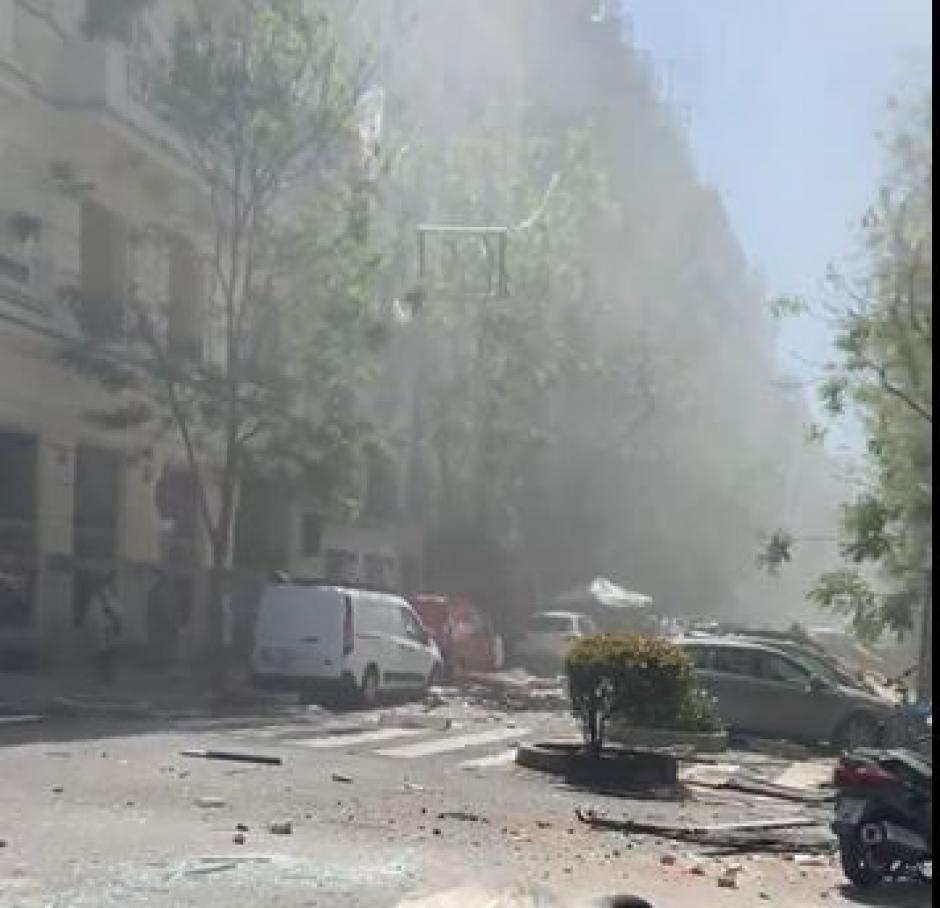 La explosión se ha producido en plena calle Ayala con general Pardiñas