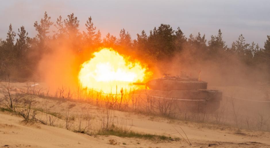 Un 'Leopardo' abre fuego en la competición 'Iron Spear 22'