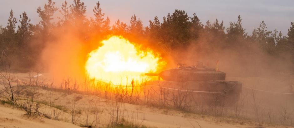 Competición de «carros de fuego» en Letonia: los acorazados españoles, segundos
