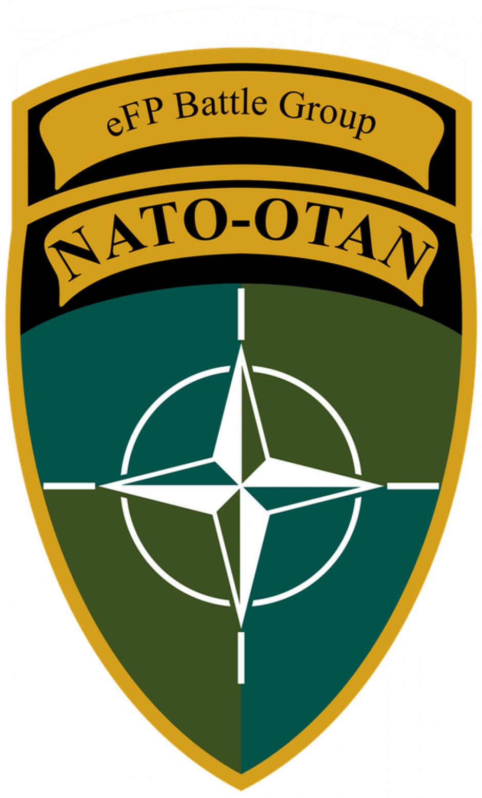 Emblema del grupo de batalla de la OTAN Presencia Reforzada Avanzada