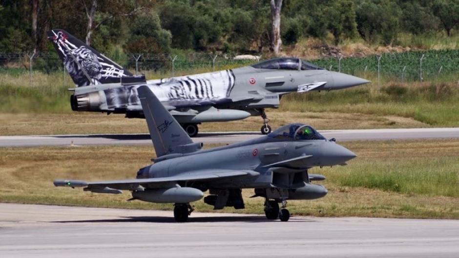 Varias imágenes de los «Tigres» de la OTAN durante las maniobras en Grecia