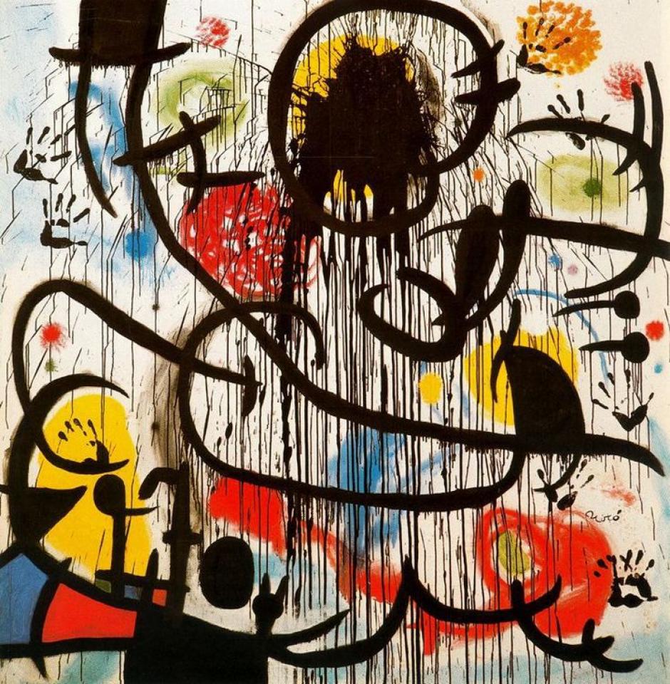 El cuadro 'Mayo 1968', de Joan Miró
