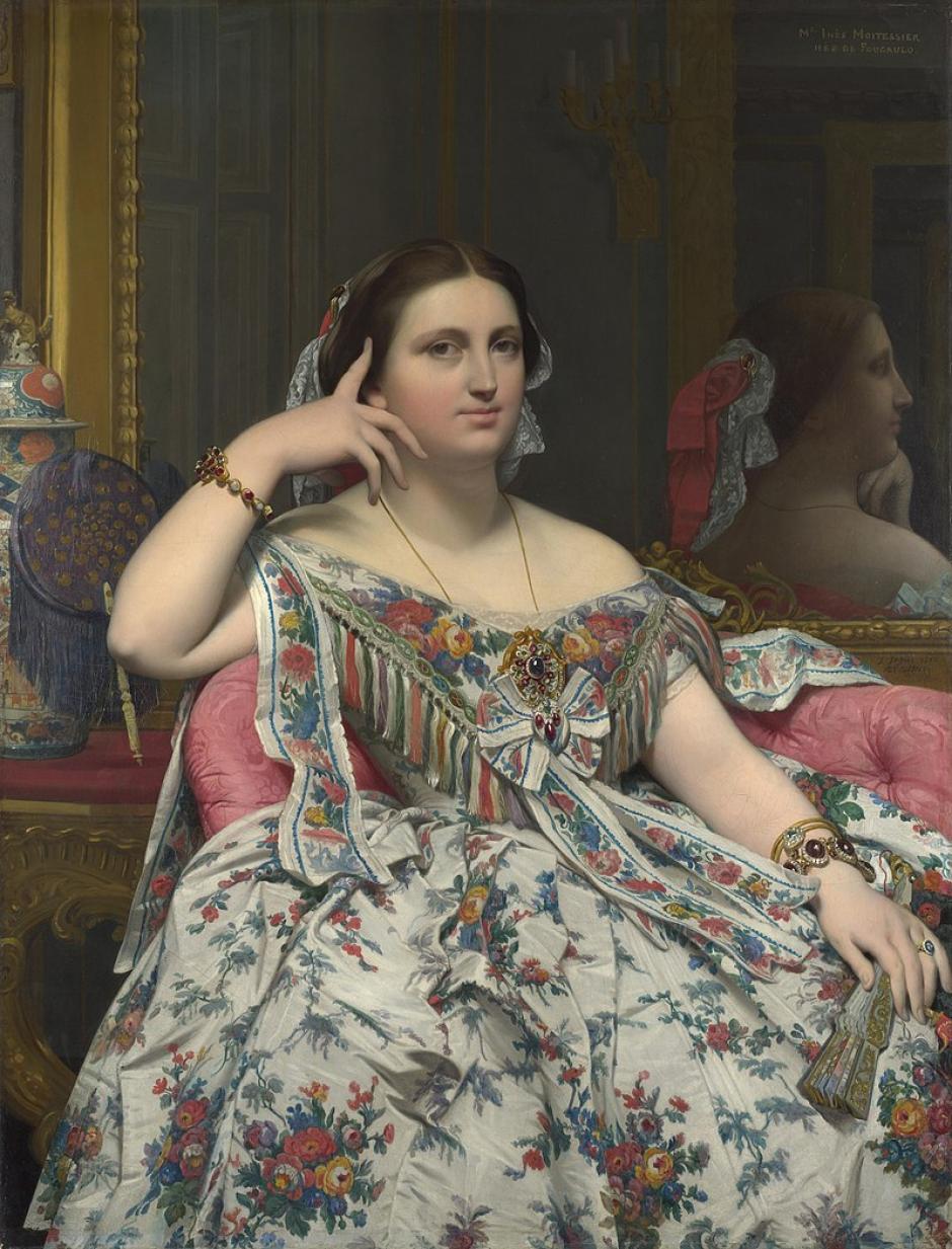 'Madame Moitessier' de J. Dominique Ingres