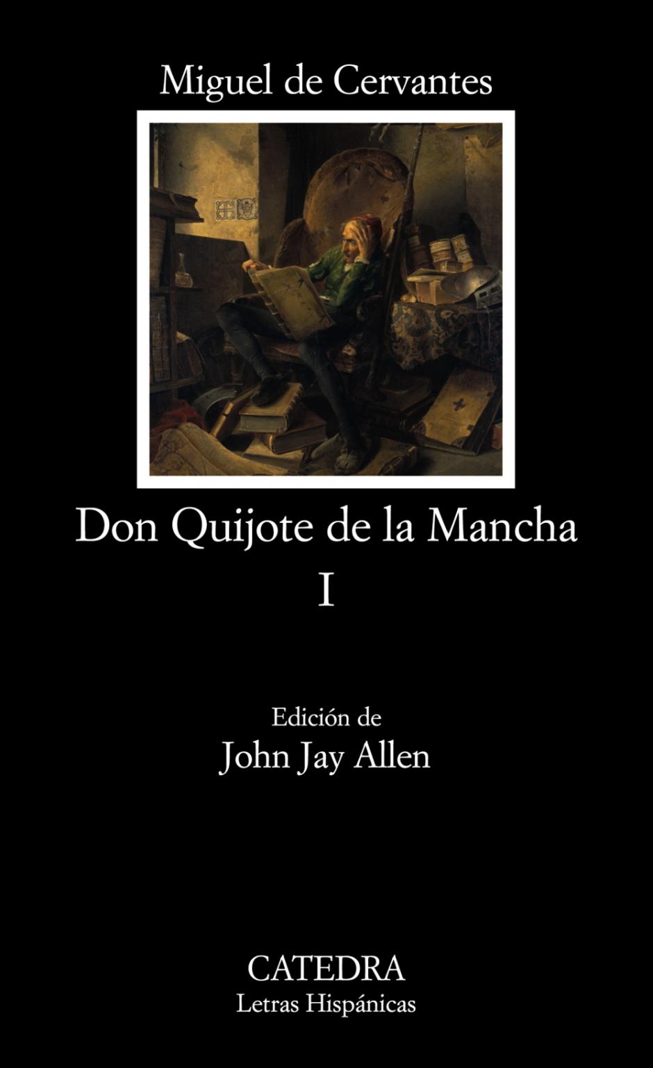 Portada de «Don Quijote de la Mancha» de Miguel de Cervantes