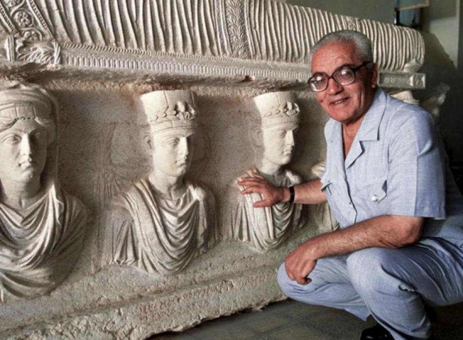 Khaled al Asaad, fue director de arqueología de Palmira entre 1963 y 2003