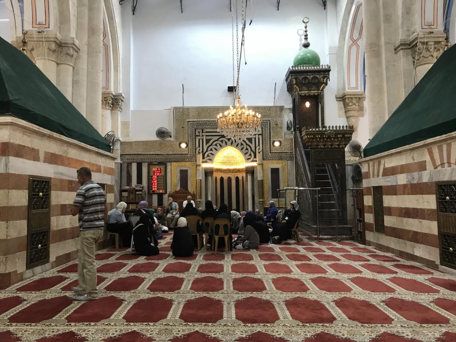 Hebrón Nave central mezquita