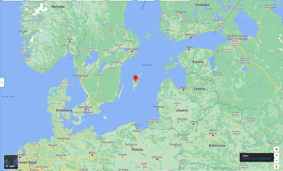 Isla sueca de Gotland en el Báltico