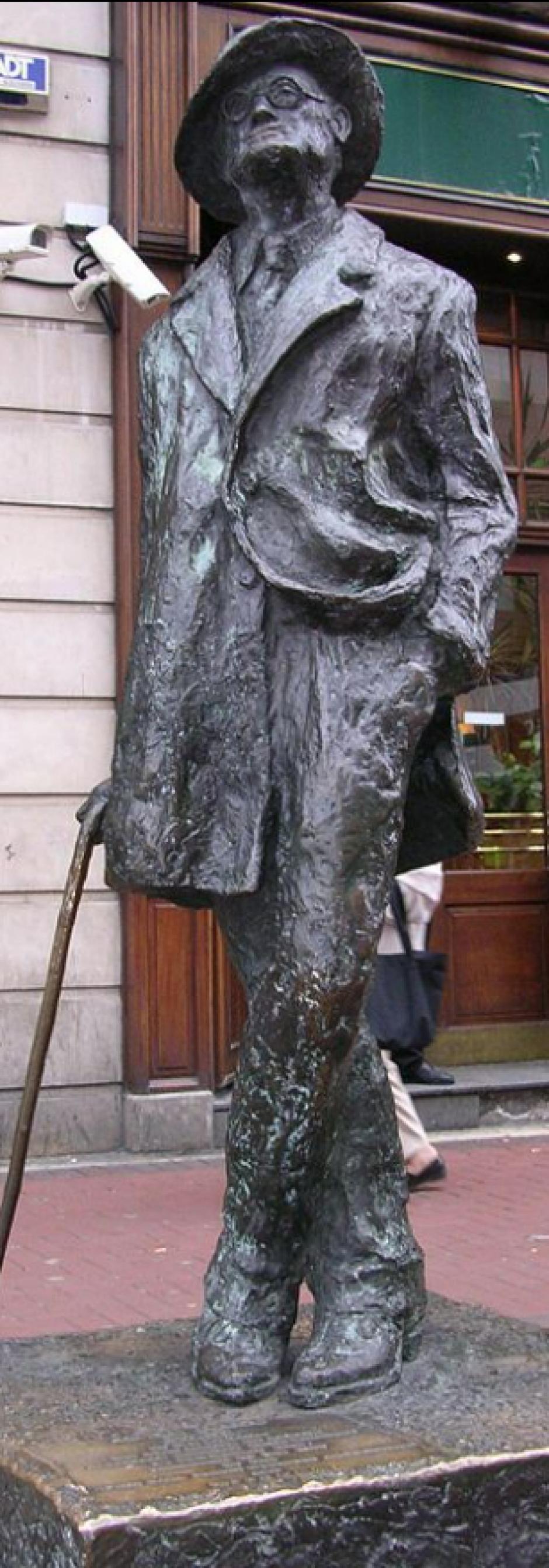 Estatua de Joyce en North Earl Street, Dublín