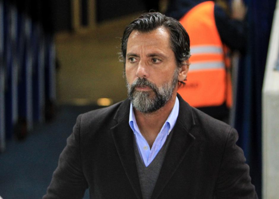 Coach Espanyol, Quique Sanchez Flores Coach Espanyol, Quique Sanchez Flores during the match between RCD Espanyol against Getafe, for the round 13 of the Liga Santander, played at RCDE Stadium on 27th November 2017 in Barcelona, Spain.