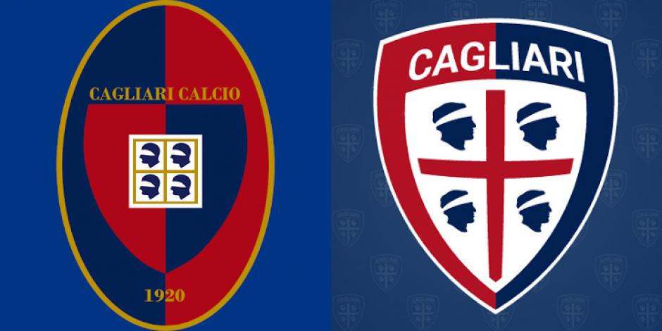 Nuevo escudo del Cagliari desde 2016
