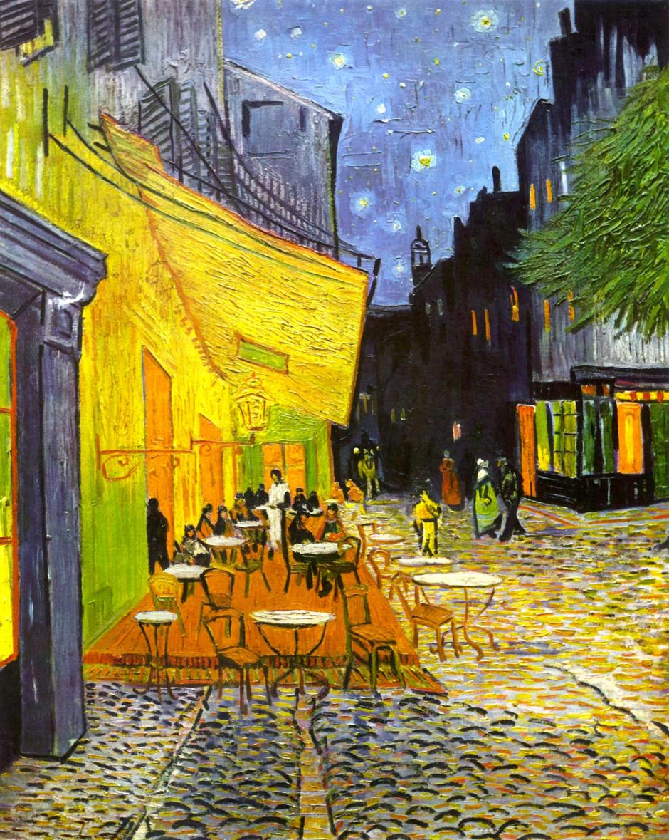 Uno de los cuadros que Van Gogh pintó en su época en Arles, 'Terraza de café por la noche'
