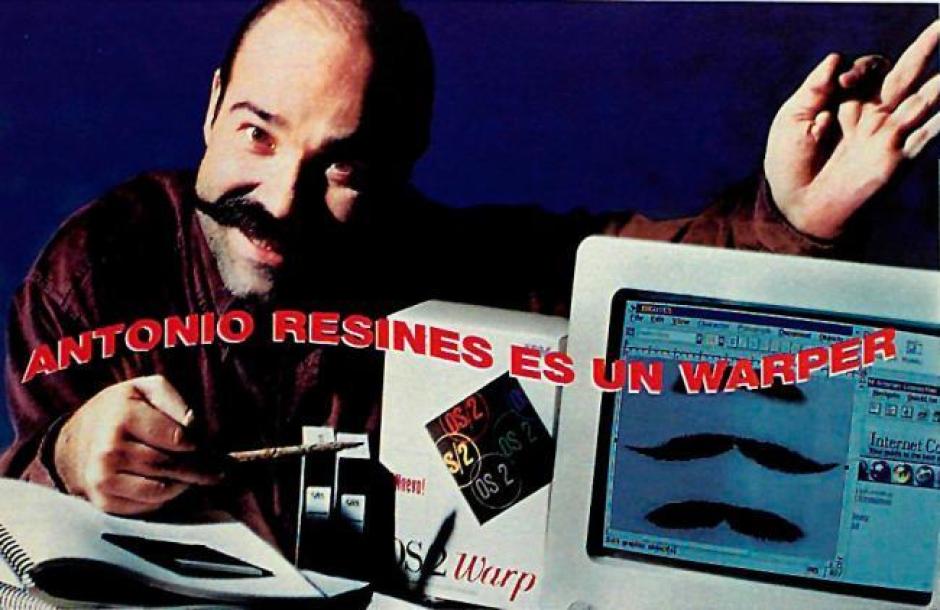 Resines, promocionando el sistema operativo IBM OS/2 Warp