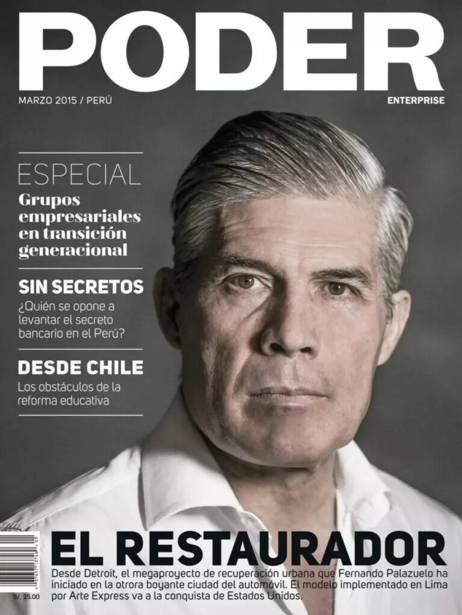 Fernando Palazuelo, protagonista de la revista Poder
