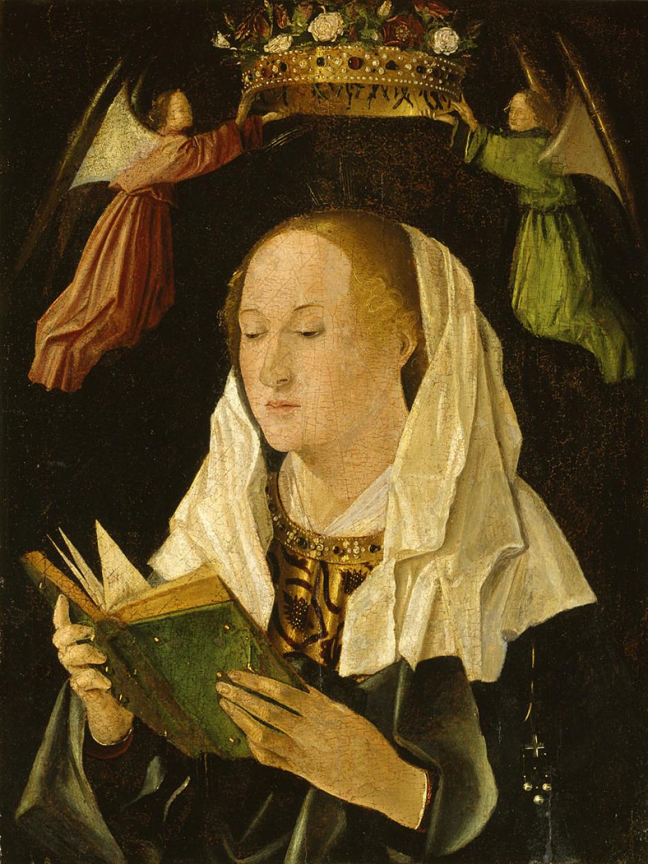 La Virgen María leyendo. Antonello da Messina