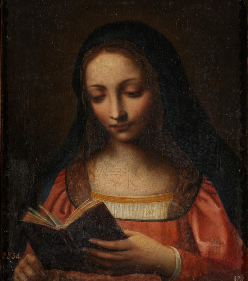 La Virgen leyendo. Bernardino de Luini