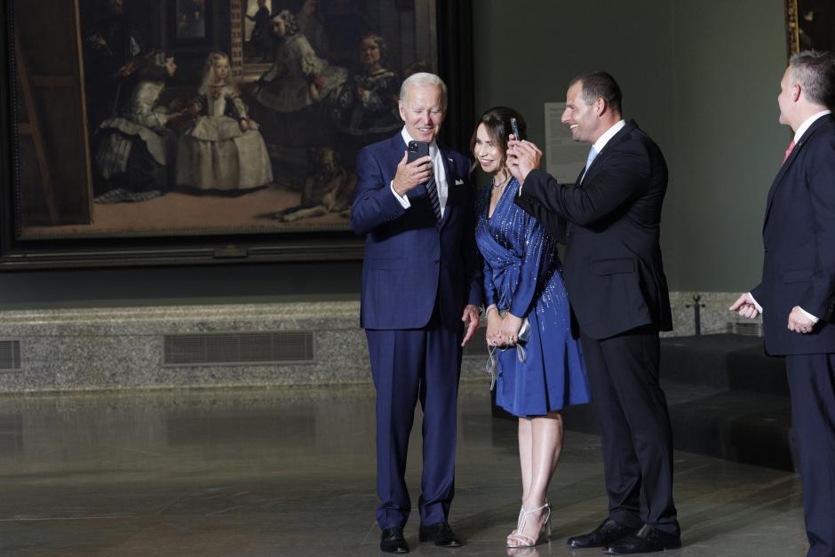 U.S President Joe Biden at the Museo del Prado during 32 edition of NATO (OTAN) summit in Madrid on 29 June 2022, Spain, Madrid