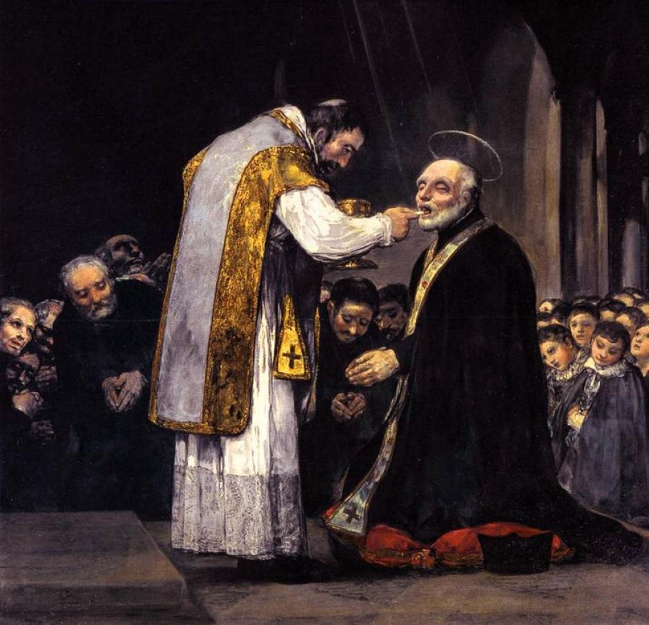 La última comunión de san José de Calasanz, de Francisco de Goya