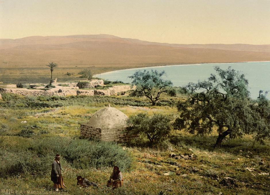 Magdala, en el lago Tiberíades, hacia 1900