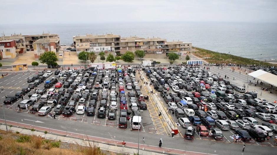 Operación Paso del Estrecho a su paso por Ceuta