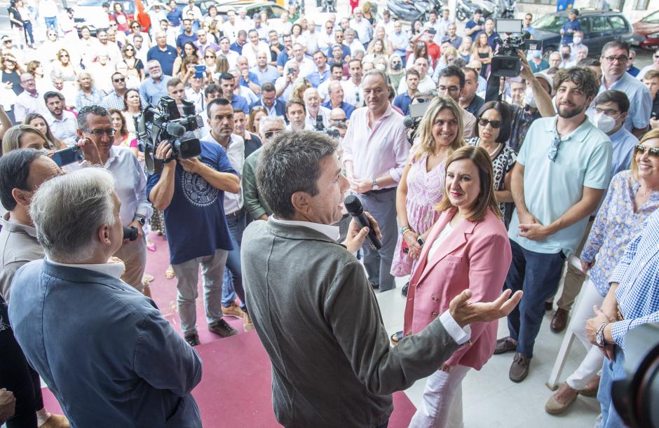 Carlos Mazón, líder del PP de la Comunidad Valenciana, duranta una intervención pública