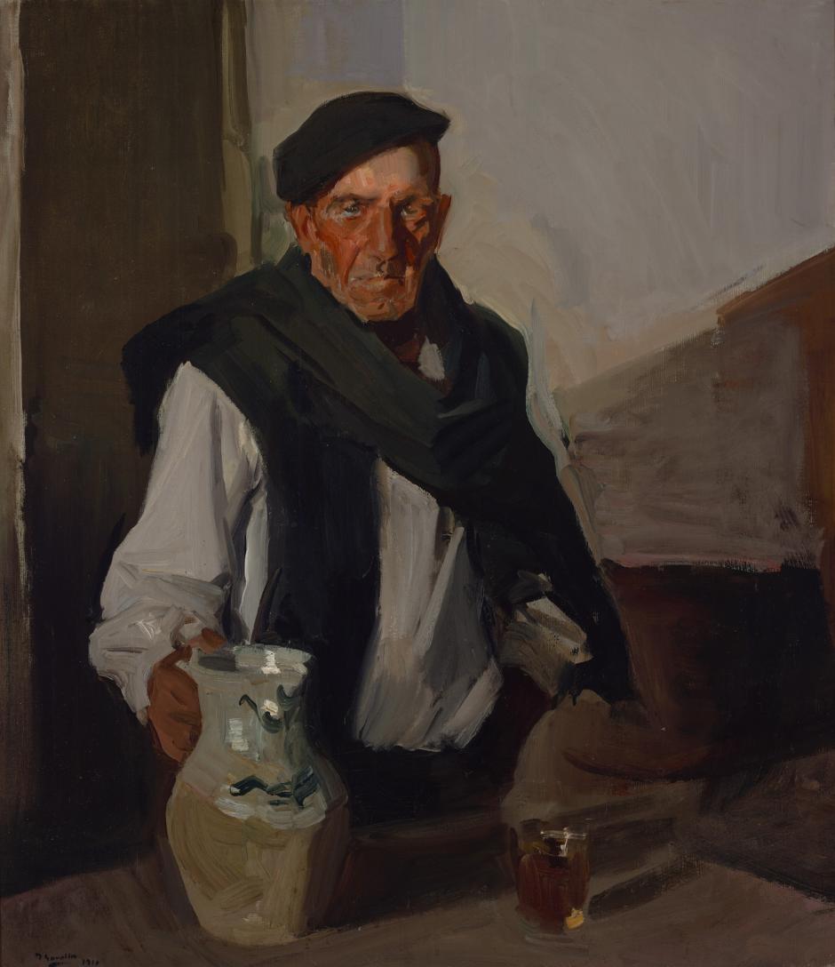 'Bebedor vasco (Juan Ángel)', 1910, de Joaquín Sorolla