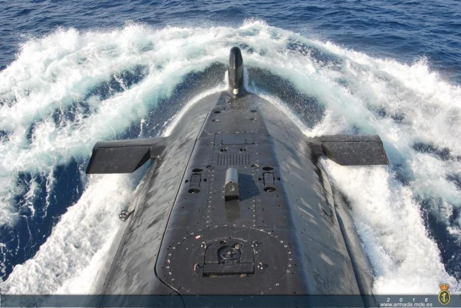 El submarino S-71 Galerna de la Armada española