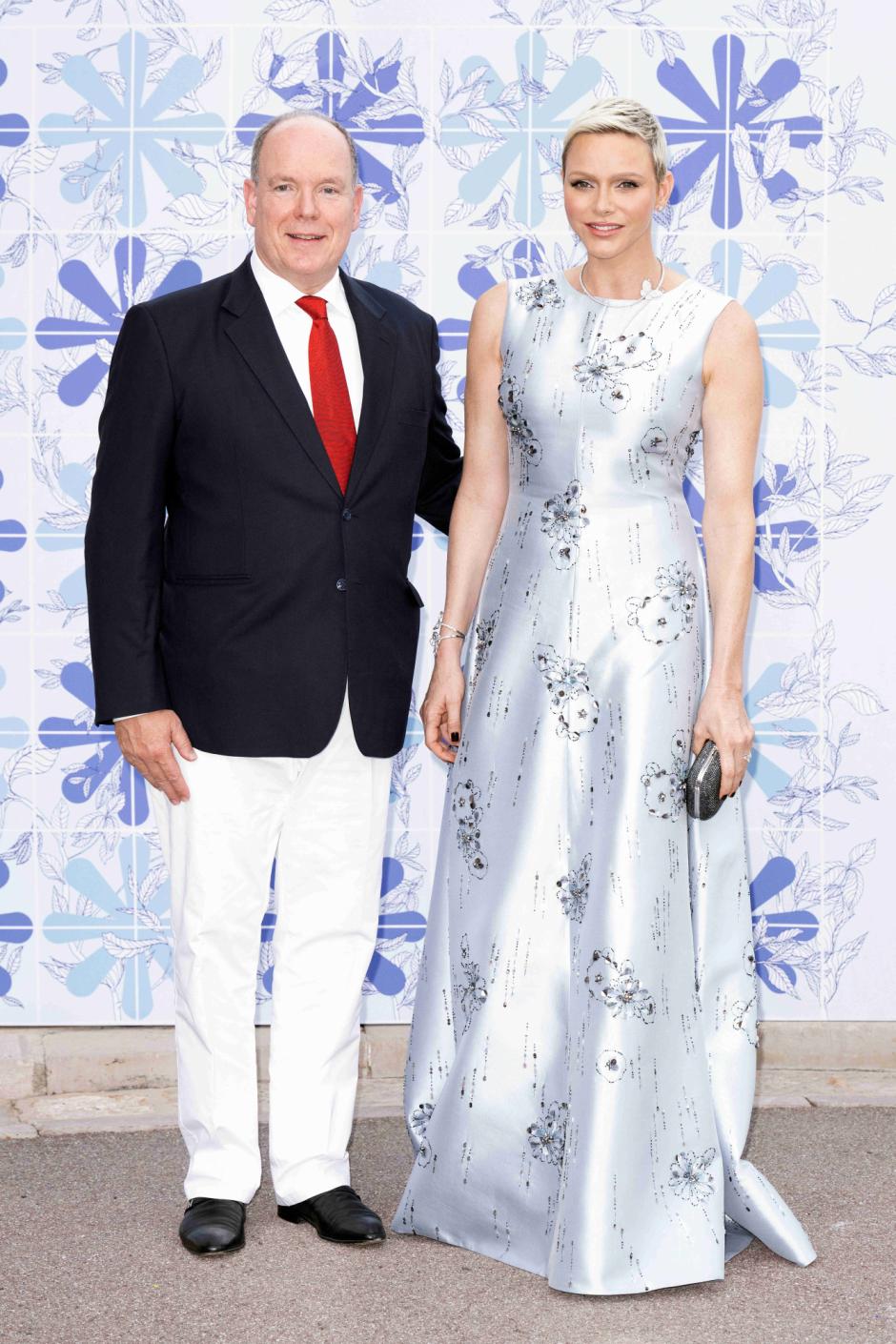 Prince Albert II of Monaco and Princess Charlene of Monaco attend the Monaco Red Cross Ball Gala, on July 18, 2022 in Monte-Carlo, Monaco.