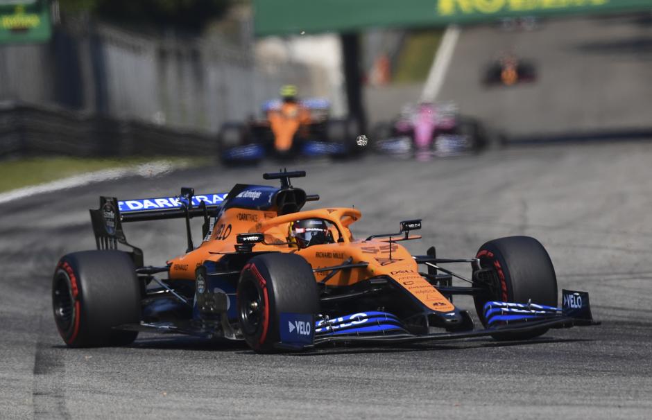 Carlos Sainz quedó segundo en el Gran Premio de Italia de 2020