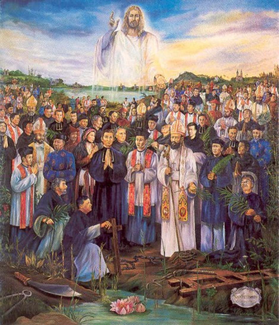 Mártires de Vietnam, obra utilizada en su canonización