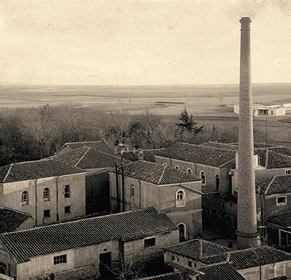 Fábrica de la Colonial en el año 1854