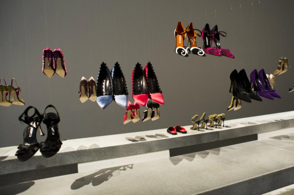 Zapatos de Manolo Blahnik durante la Fashion Week de Nueva York en 2014