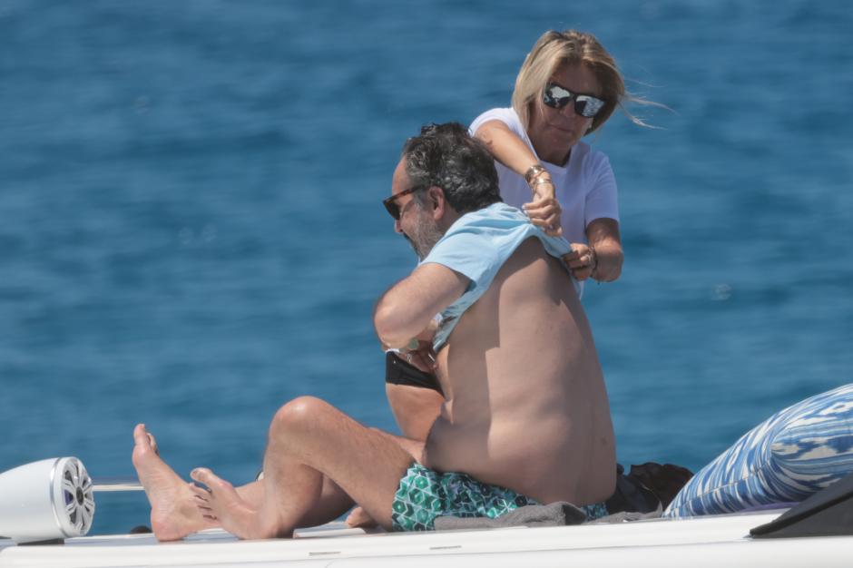 Jaime de Marichalar and Susana Uribarri on holidays in Formentera, 15 july 2022