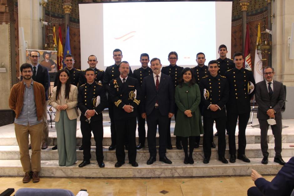 Representantes de la Cátedra y de la Armada visitaron la Universitat Abat Oliba CEU en Barcelona