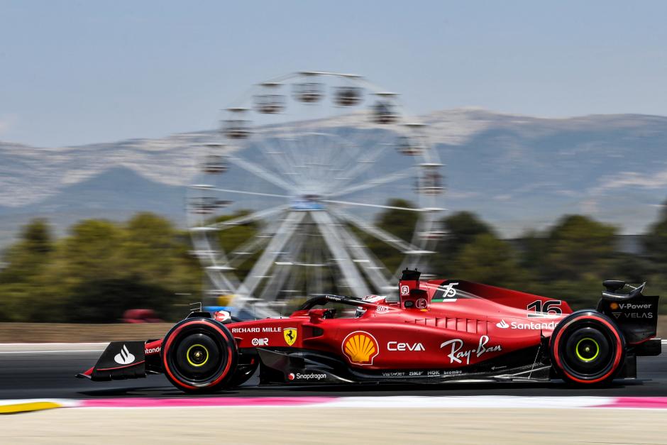 Charles Leclerc, piloto de Ferrari, durante la clasificación en Paul Ricard