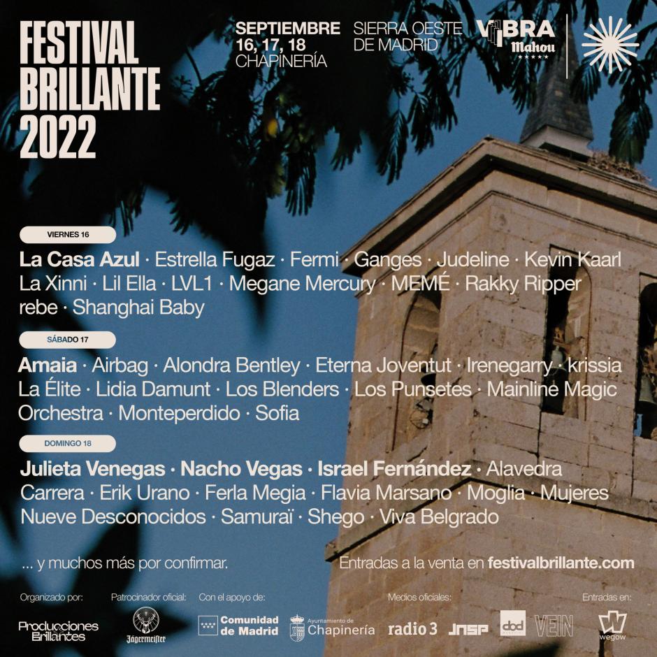 Cartel festival Brillante 2022