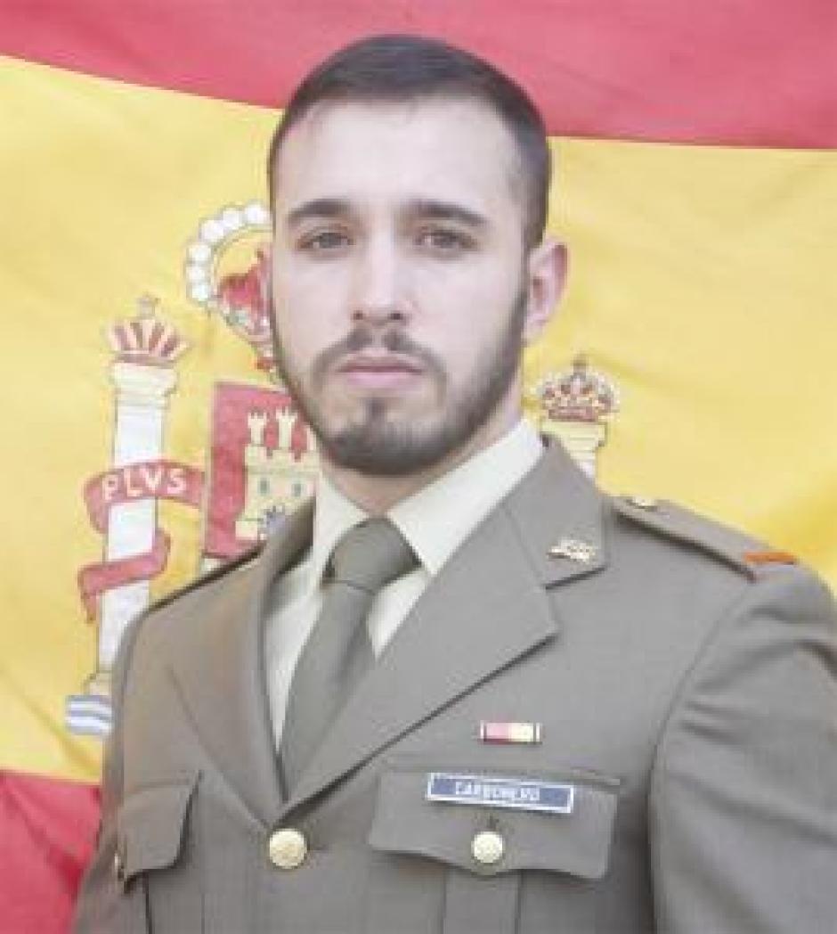 Foto oficial del soldado Carbonero, del Regimiento “Asturias” nº 31