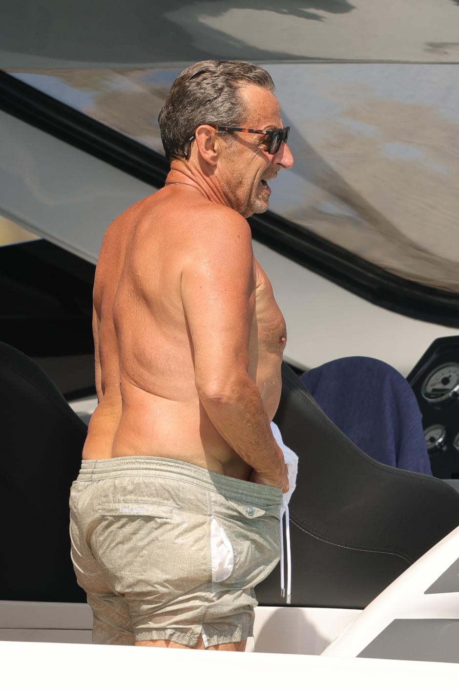 French Prime Minister Nicolas Sarkozy on holidays in Ibiza, 26 Julio 2022