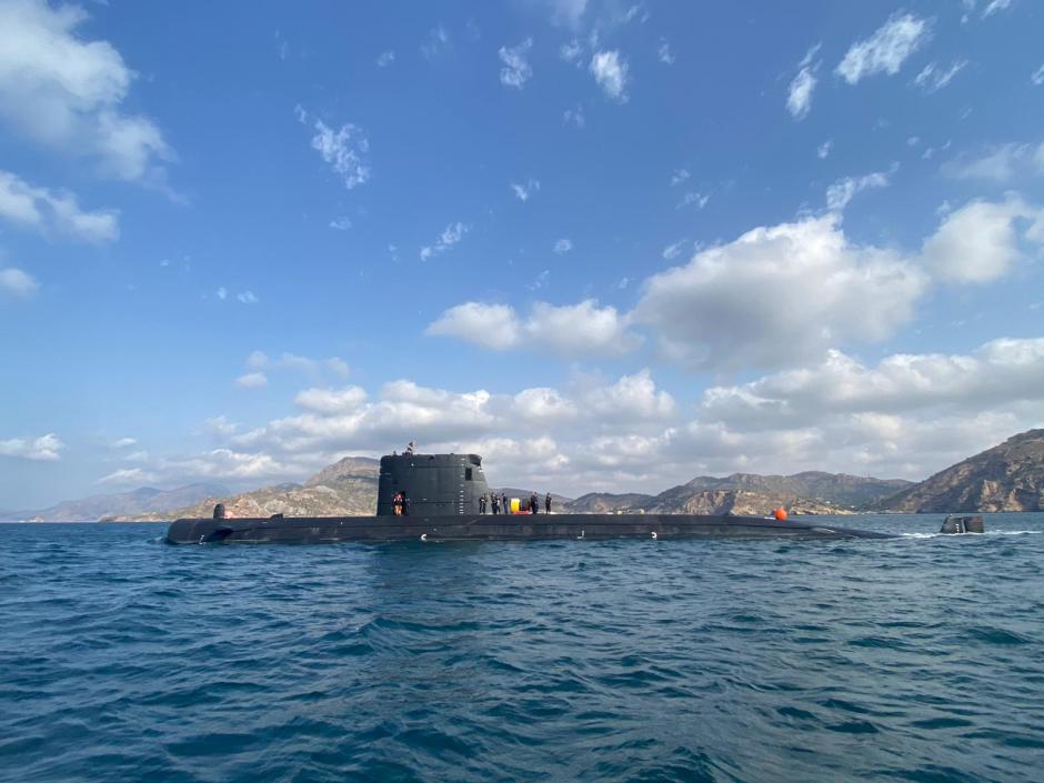 El submarino S-71 Galerna en Cartagena
