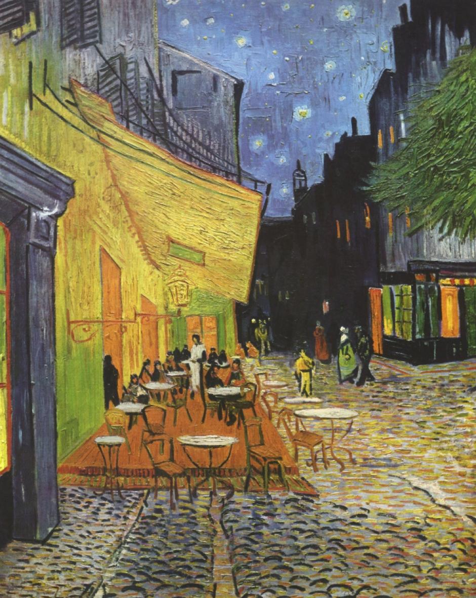 'Terraza de café por la noche' (1888), de Vincent Van Gogh