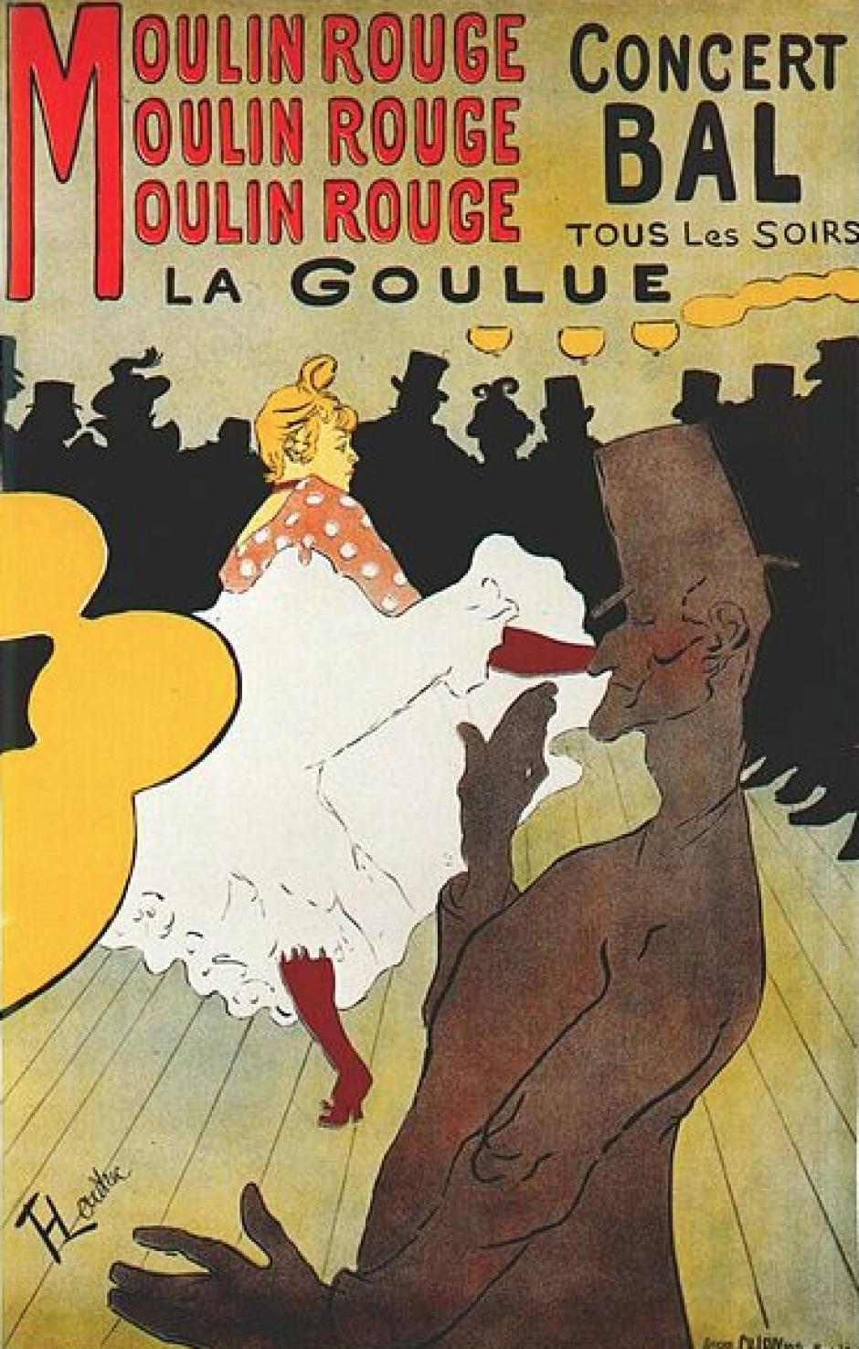'Moulin Rouge: La Goulue' (1891), De Toulouse-Lautrec