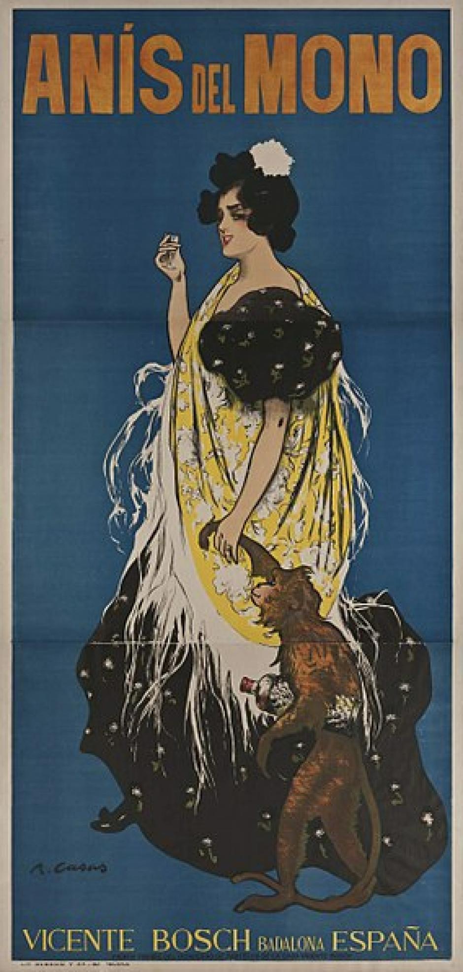 'Anís del Mono, mono y mona' (1898), de Ramón Casas