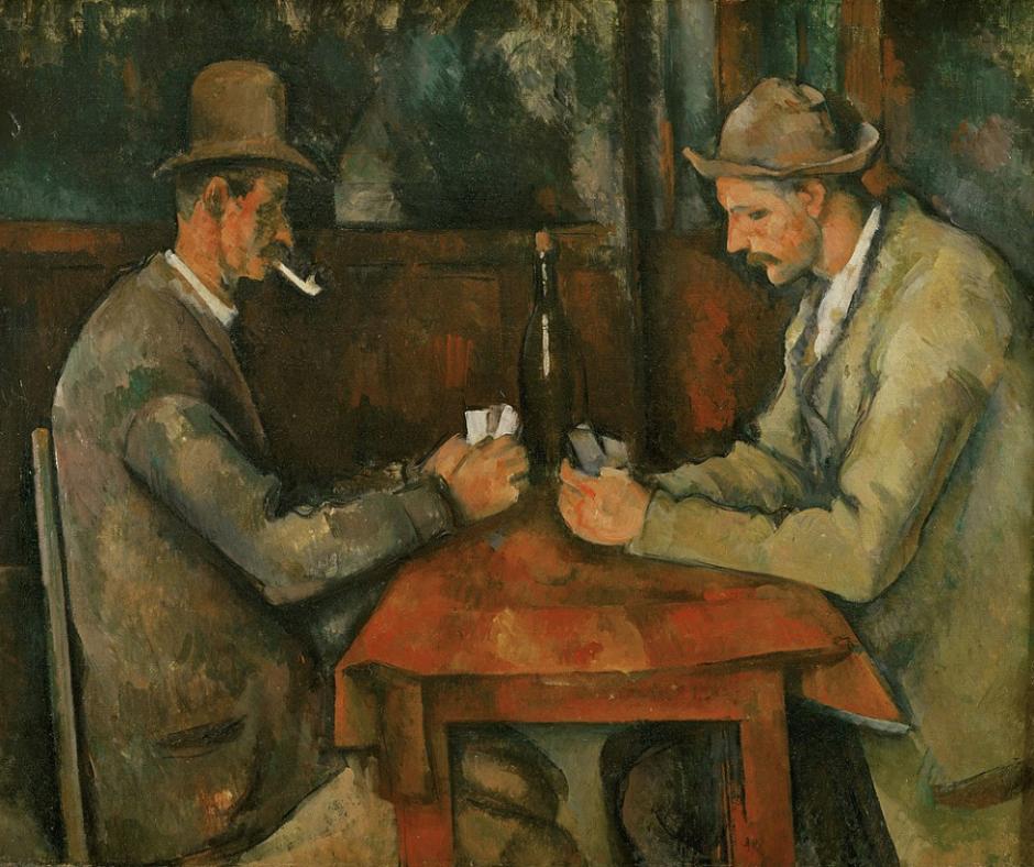'Los jugadores de cartas' (1894), de Paul Cézanne