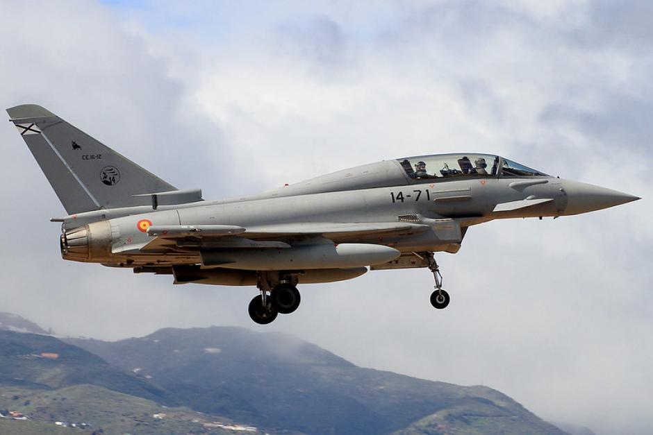 Imágenes de los Eurofighter del Ejército del Aire español