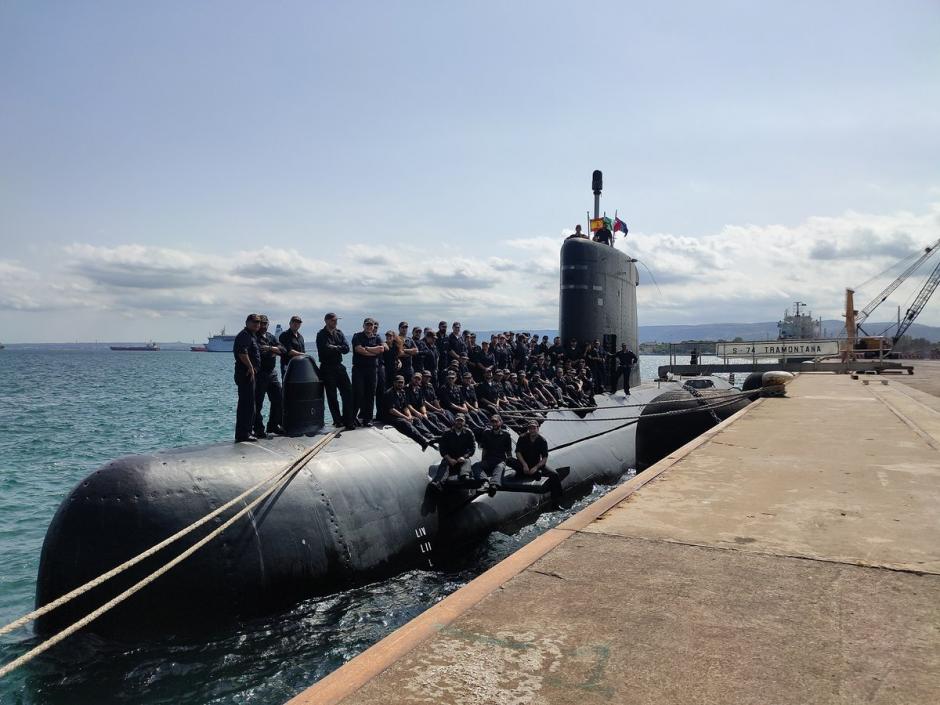 El submarino S-74 Tramontana de la Armada española participa en la misión Sea Guardian de la OTAN
